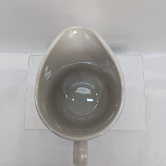 Sango Permastone Stoneware 316 Sahara Blue Flower 8 Oz Creamer Jug - Picture 5 of 7